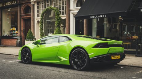 https://www.pexels.com/photo/photo-of-parked-lime-green-lamborghini-2127733/